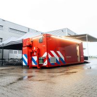 Nieuwe verzorgingscontainer voor de brandweer in Heino